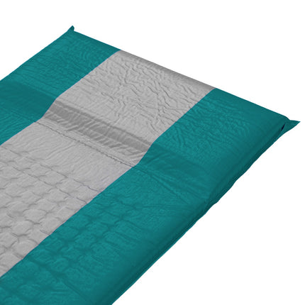 Self-Inflating Camping Mat, Turquoise-Grey