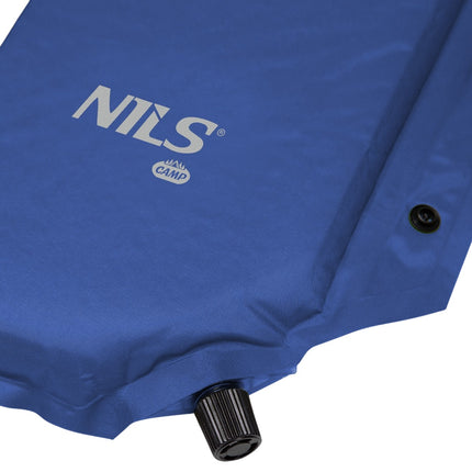 Self-Inflating Camping Mat with Pillow, Blue-Gray
