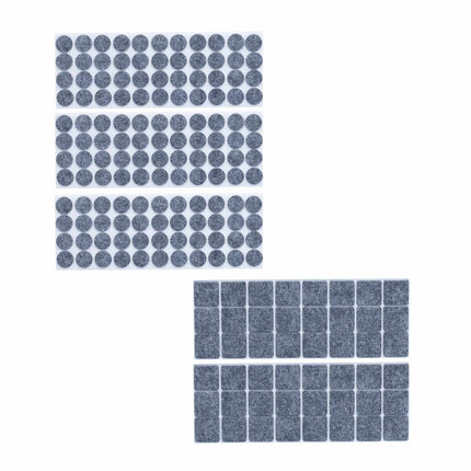 Self-adhesive felt sliders 180-pack
