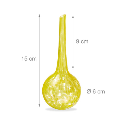 Self-watering glass set of 2