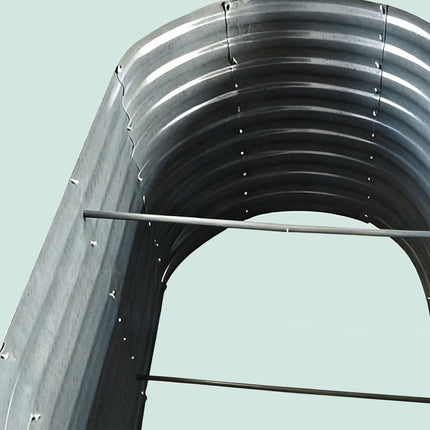 Semi-Circular Metal Planter – Weatherproof Raised Bed
