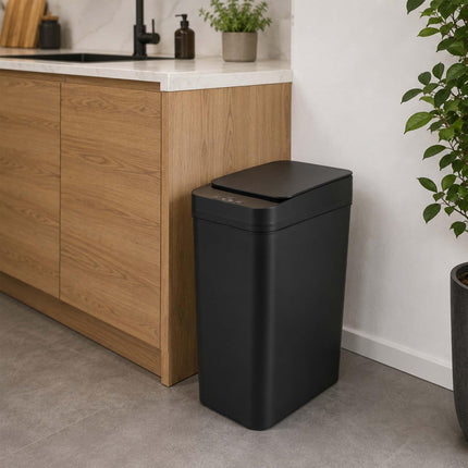 Sensor Kitchen Bins Set, 9L & 15L, Black-White