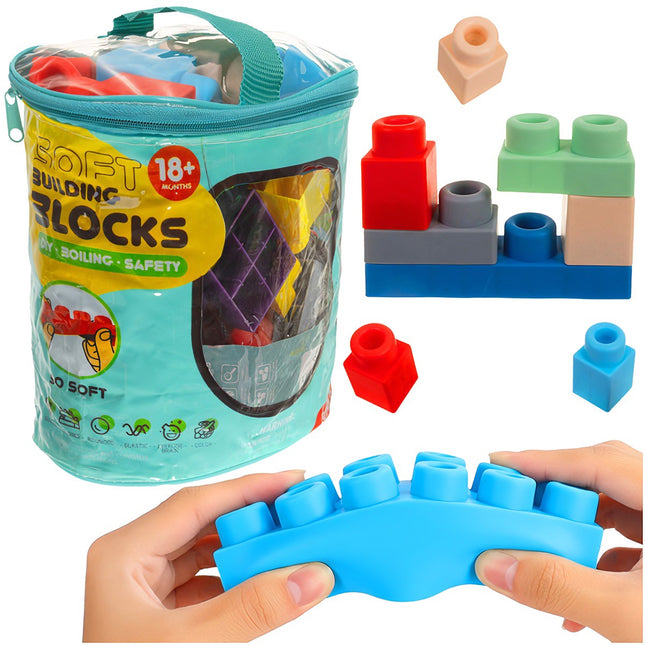 Sensorische rubberen blokken voor kinderen, set van 30 stuks