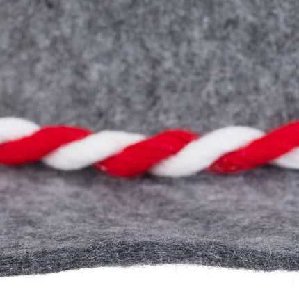 Seppel hat with red and white cord set of 9
