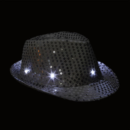 Sequin hats LED set of 2
