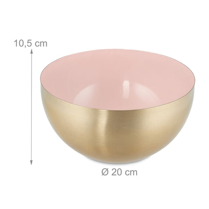 Serving bowl in stainless steel 20 cm