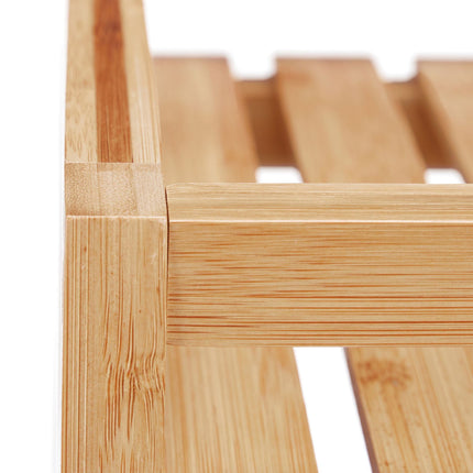 Serving trolley in bamboo