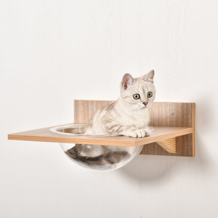 Cat tree with scratching post & hammock, sisal & pine