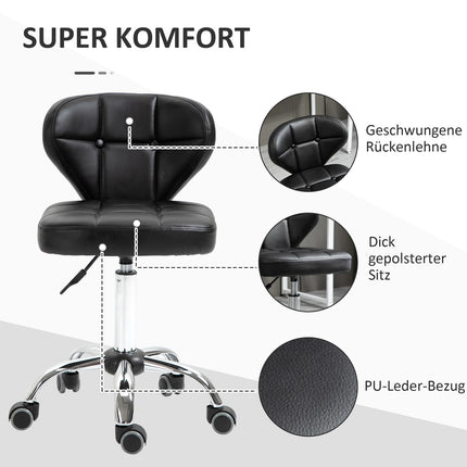 Set of 2 dark gray swivel wheelchairs, adjustable height