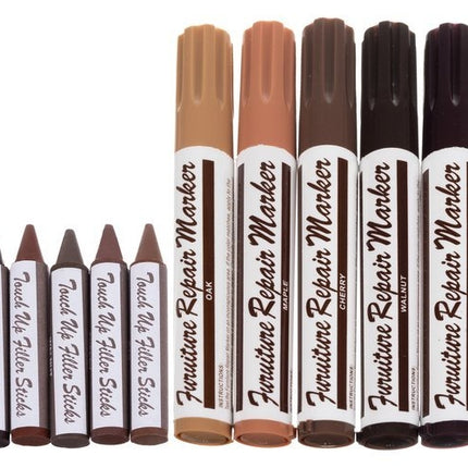 Set for repairing furniture / panels - markers 6 pcs.