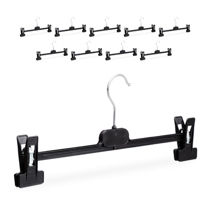 Set of 10 Plastic Pants Holders