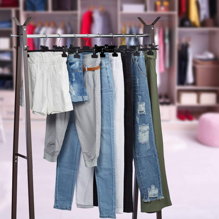 Set of 10 Plastic Pants Holders