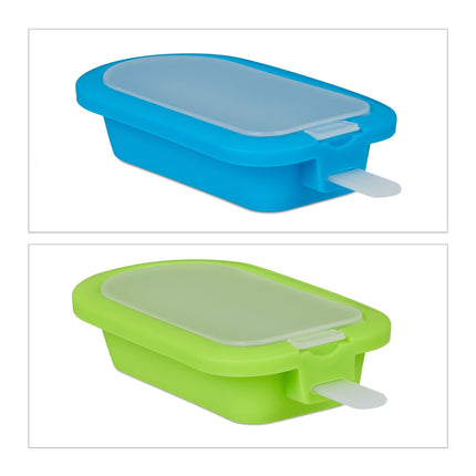 Set of 10 silicone ice molds