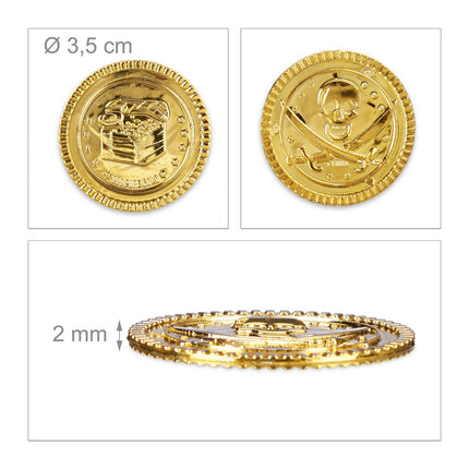 Set of 144 gold coins