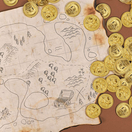 Set of 144 gold coins