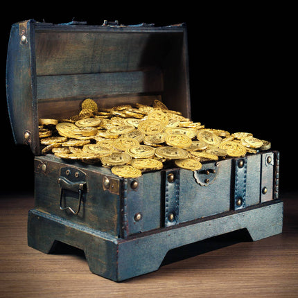 Set of 144 gold coins