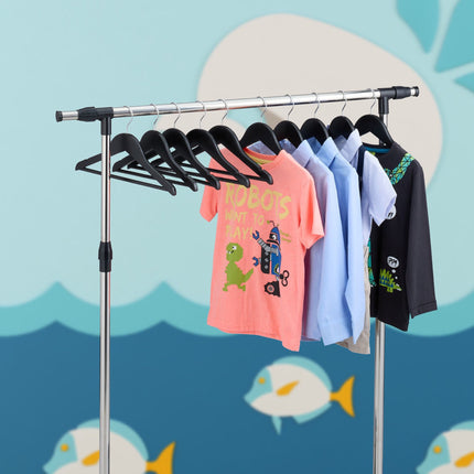 Set of 20 wooden clothes hangers for children