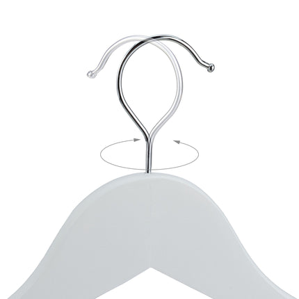 Set of 20 wooden clothes hangers for children