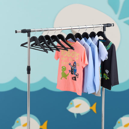 Set of 20 wooden clothes hangers for children