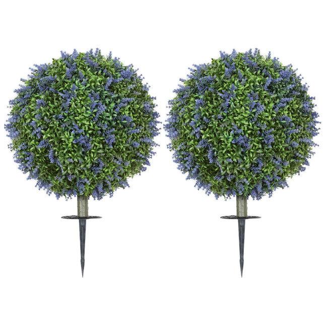 Set van 2 kunstplanten lavendel 60 cm kunstplanten met UV-bescherming Kunstplant zoals echt met grondpinnen voor slaapkamer woonkamer kantoor tuin moderne decoratie |