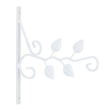 Set of 2 Hanging Basket Brackets Leaves