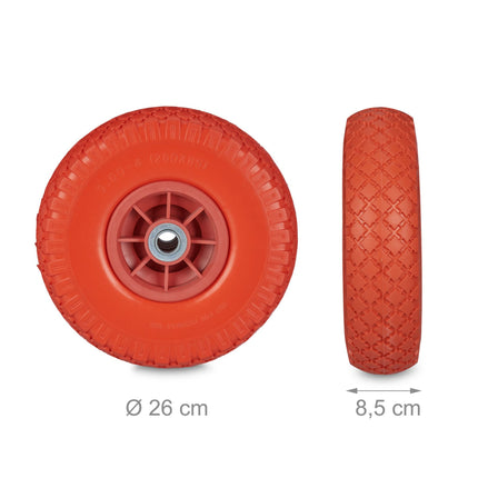 Set of 2 PU Hand Truck Tires 3.00-4