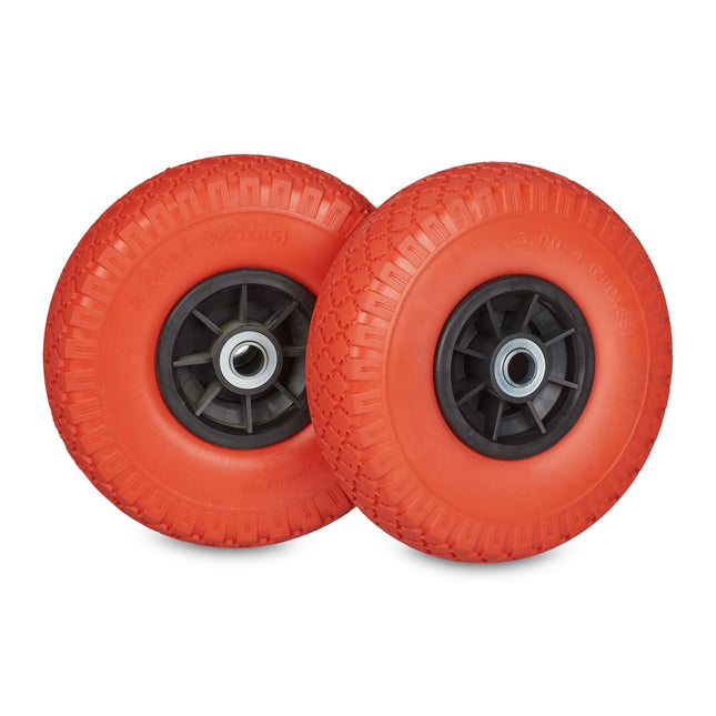 Set of 2 PU Hand Truck Tires 3.00-4