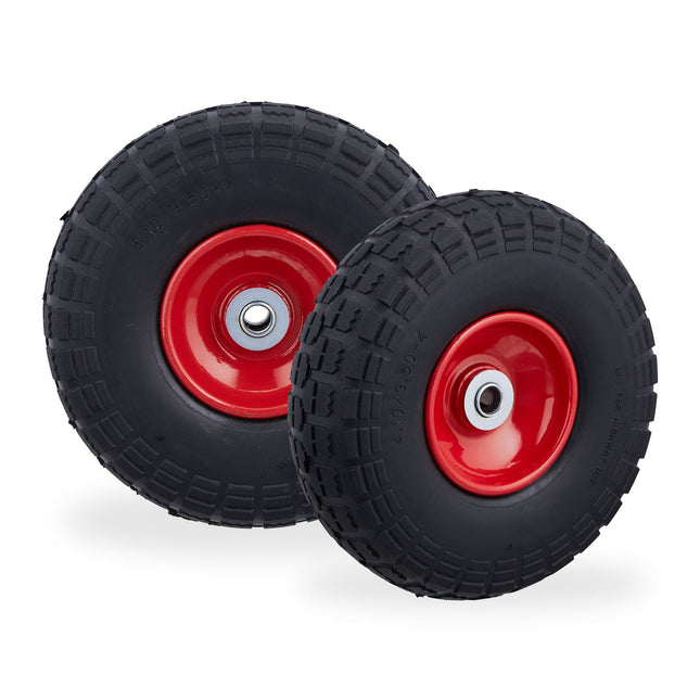 Set of 2 PU wheelbarrow tires