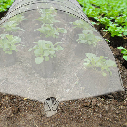 Set of 2 PVC Grow Tunnels 3.7 m