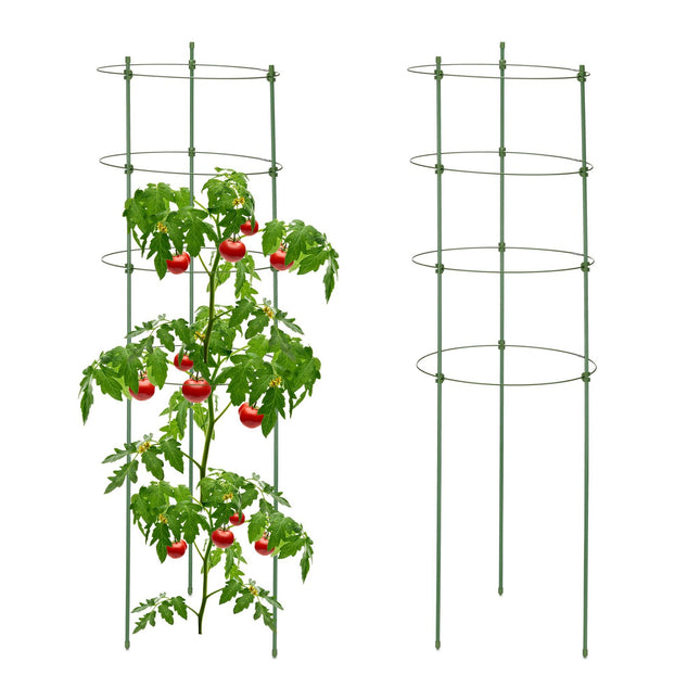 Set of 2 Round Green Trellis, 91 cm
