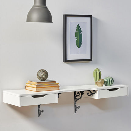 Set of 2 Shelf Brackets in Vintage Look