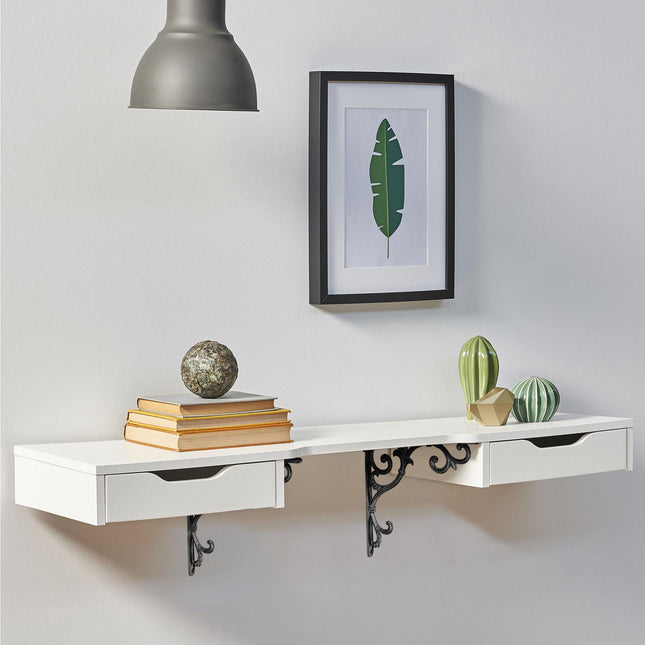 Set van 2 plankdragers in vintage look