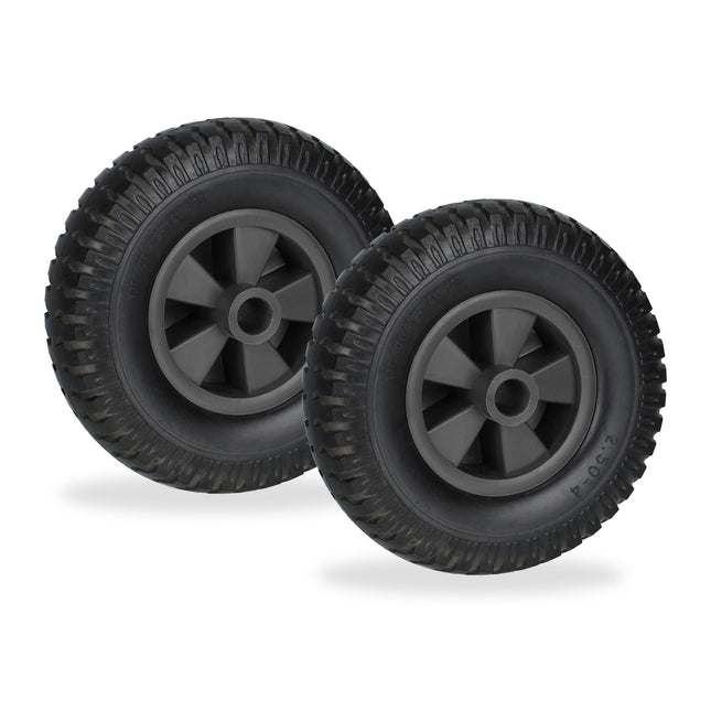 Set of 2 Wheelbarrow Wheels 2.50-4