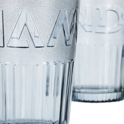 Set of 2 drinking glasses with handles