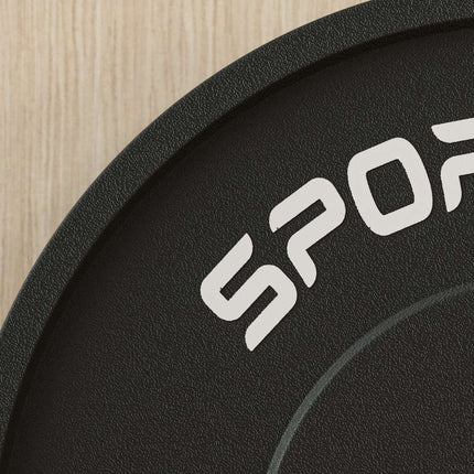 Dumbbell Weight Plates Set, 2x10kg, Ø 50mm, Black