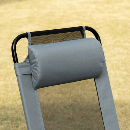 Folding garden chairs, adjustable backrest, 120 kg capacity