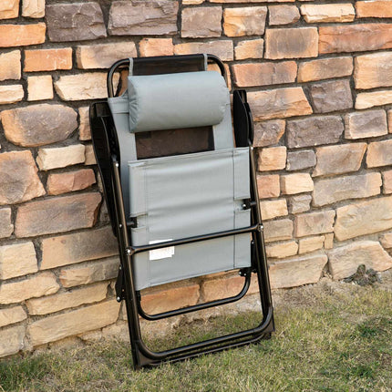 Folding garden chairs, adjustable backrest, 120 kg capacity