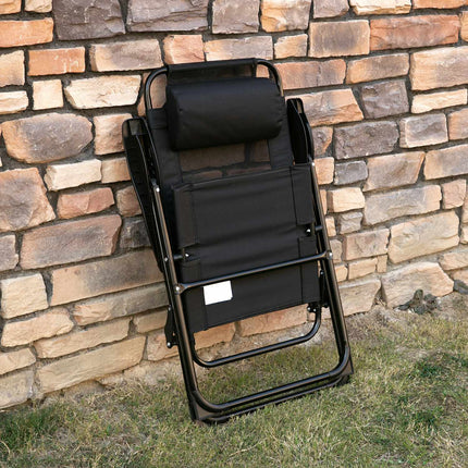 Folding garden chairs with adjustable backrest, 120 kg capacity