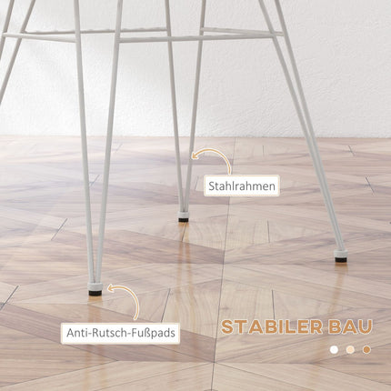 Dining chairs in rattan, ergonomic, 120 kg capacity, Boho Style