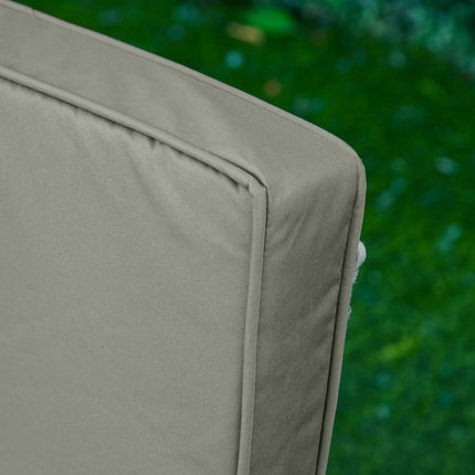 Dark gray chair cushions, washable, 7cm thick, 56x52cm