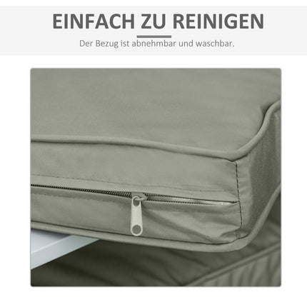 Dark gray chair cushions, washable, 7cm thick, 56x52cm