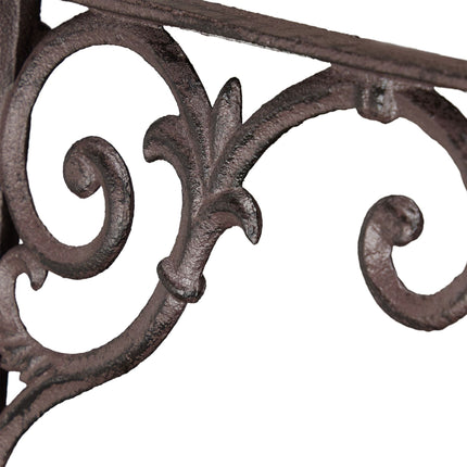 Set of 2 shelf brackets in vintage look