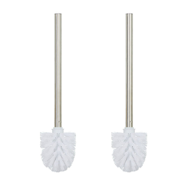 Set of 2 toilet brushes white