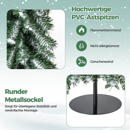 Set of 3 Artificial Pencil Christmas Trees 120+150+180 cm Christmas Tree for Home Office