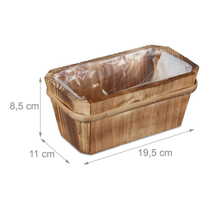 Set of 3 Petite Flower Boxes