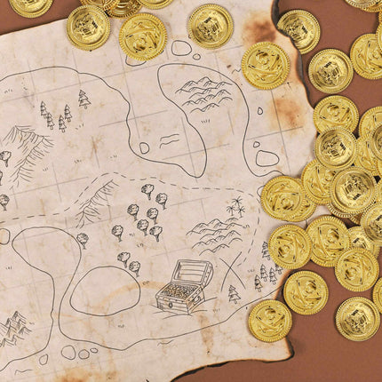 Set of 48 gold coins
