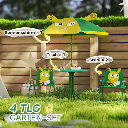Garden seat for children with parasol, Bee Design
