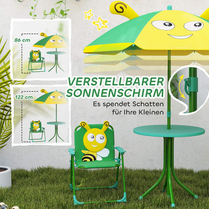 Garden seat for children with parasol, Bee Design
