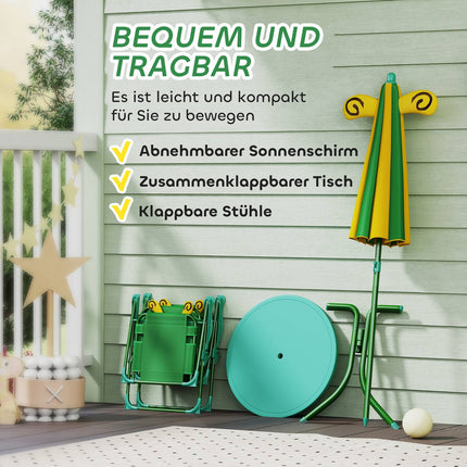 Garden seat for children with parasol, Bee Design