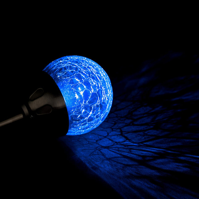 Set of 6 solar cell lamps color change